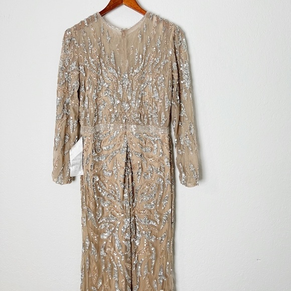 Mac Duggal Jewel Long Sleeves Evening Dress - Picture 6 of 12